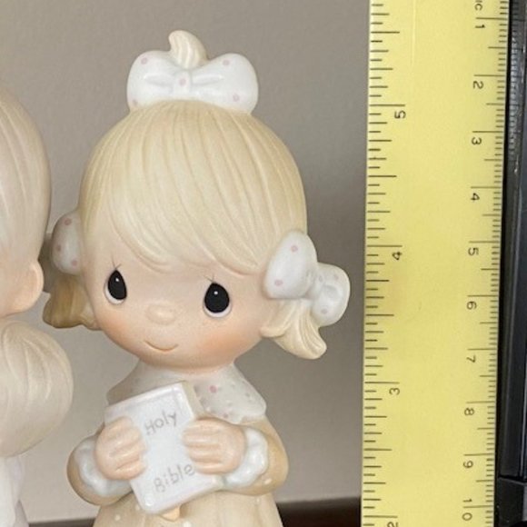 Vintage PRECIOUS MOMENTS  "Rejoicing with You" (Baptism Figurine) - Picture 8 of 8